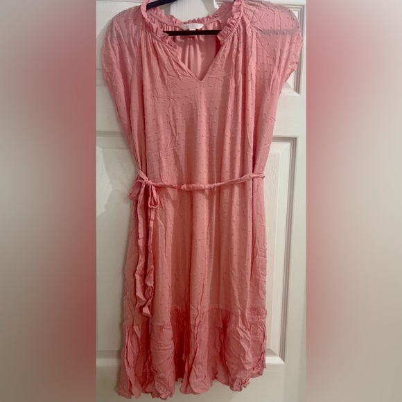 Lauren Conrad pink keyhole dress SIZE XXL - Picture 2 of 2